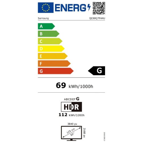 TV UHD SAMSUNG QE50Q7FAAUXXH QLED SMART